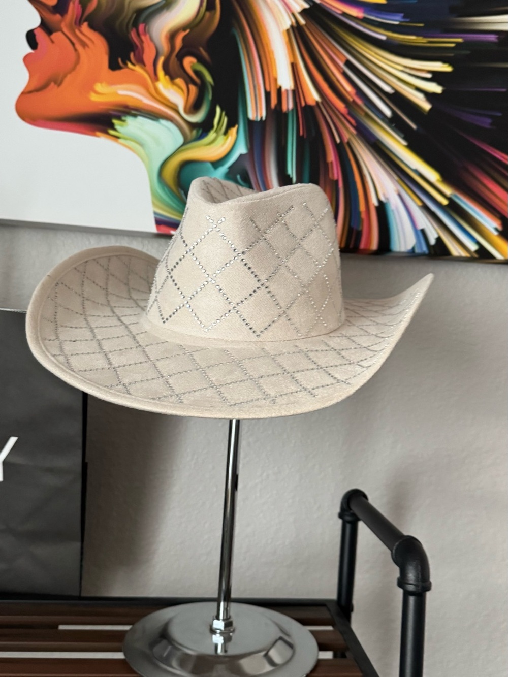 Embellished Rhinestone Glam Cowboy Hat